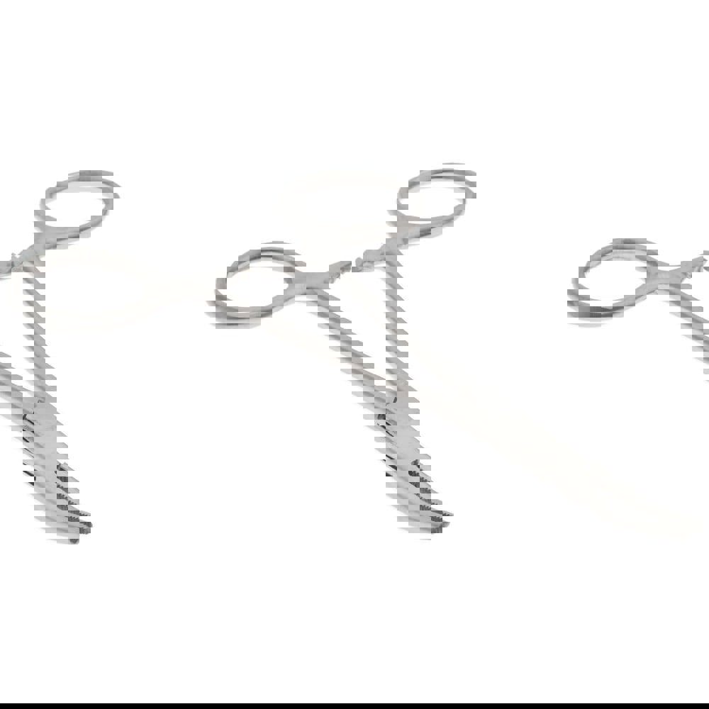 Soldering Curved Nose Seizer Forcep: